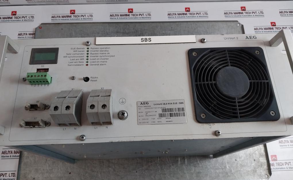 Aeg E230E230/116/3-vfp26,6-8 Univert 2 Inverter 60Hz