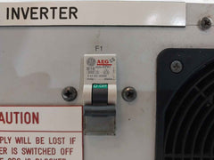 Aeg G110 E230/10 9/3Rfg-cfp2 5 Inverter 110Vdc 20,4A Dc 230Vac 10,9A Ac 60Hz