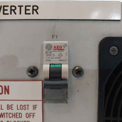 Aeg G110 E230/10 9/3Rfg-cfp2 5 Inverter 110Vdc 20,4A Dc 230Vac 10,9A Ac 60Hz