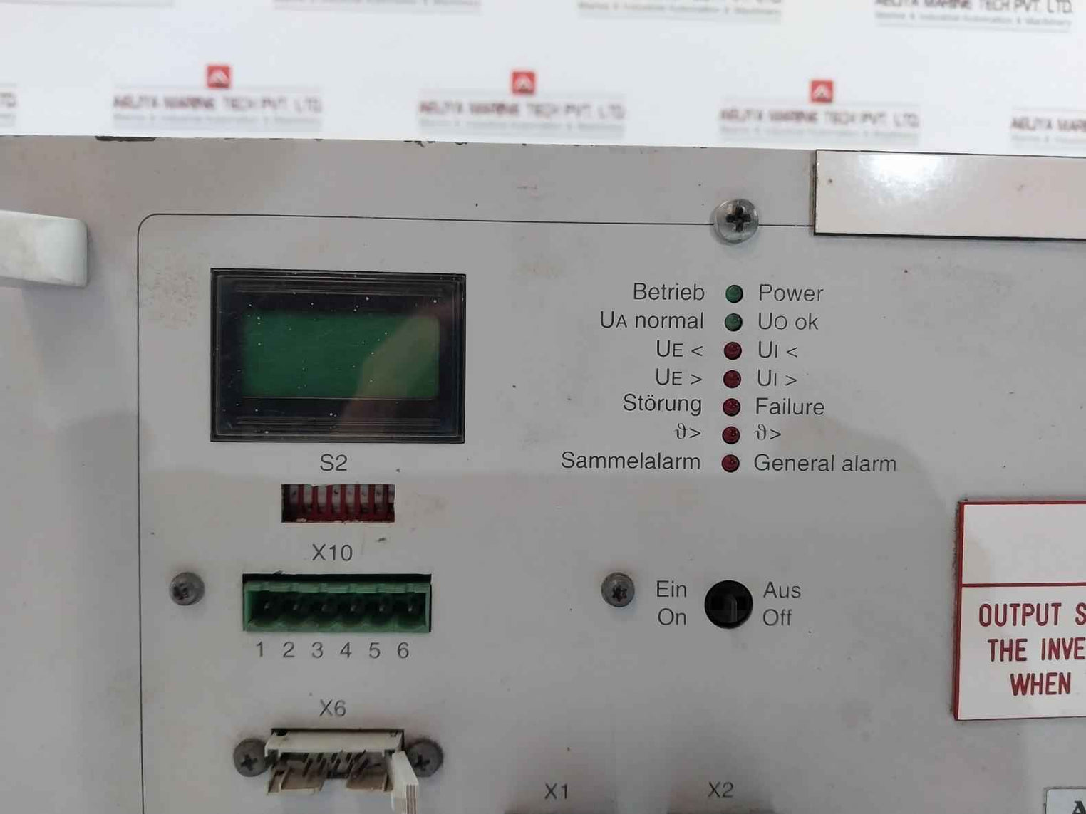 Aeg G110 E230/10 9/3Rfg-cfp2 5 Inverter 110Vdc 20,4A Dc 230Vac 10,9A Ac 60Hz