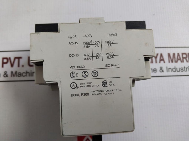 Aeg Mbs 25 Manual Motor Starter 910-201-207 50/60Hz 18–14 Awg Vde 0660