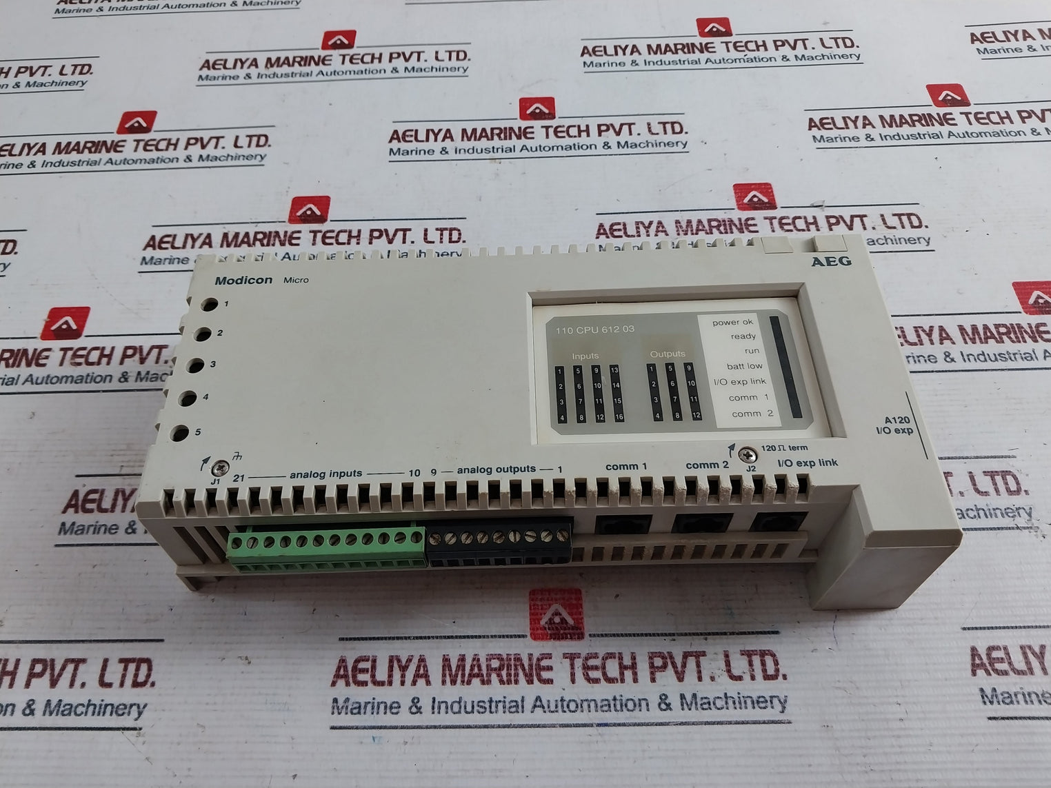 Aeg Modicon 110 Cpu 612 03 Micro Cpu Module 043 506 711 24Vdc