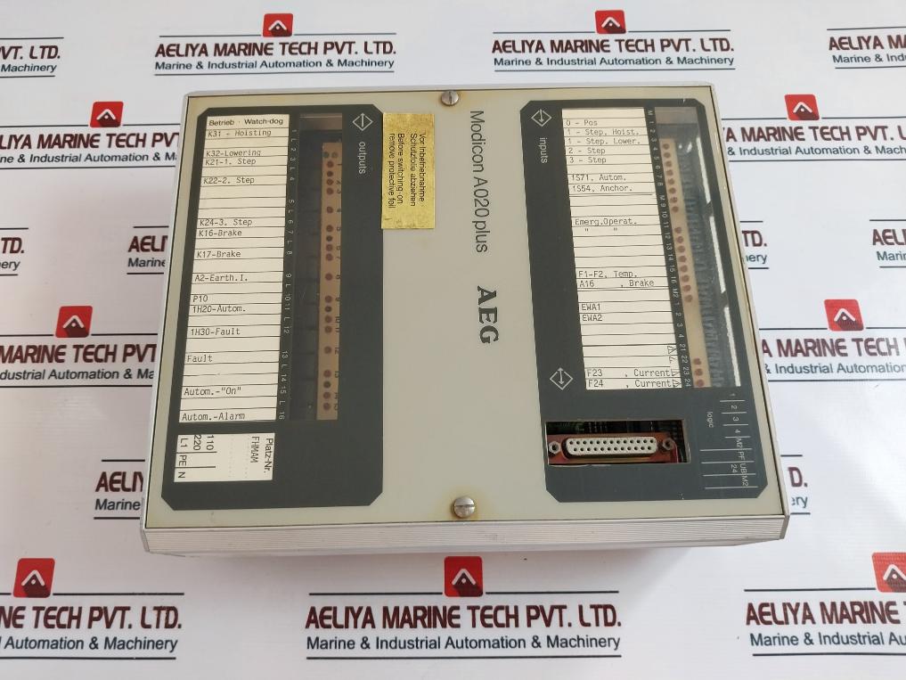 Aeg Modicon A020 Plus Plc Extension Unit 24V