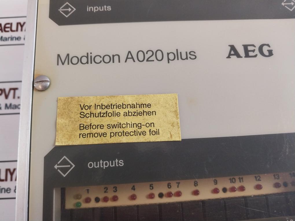 Aeg Modicon A020 Plus Plc Extension Unit 24V