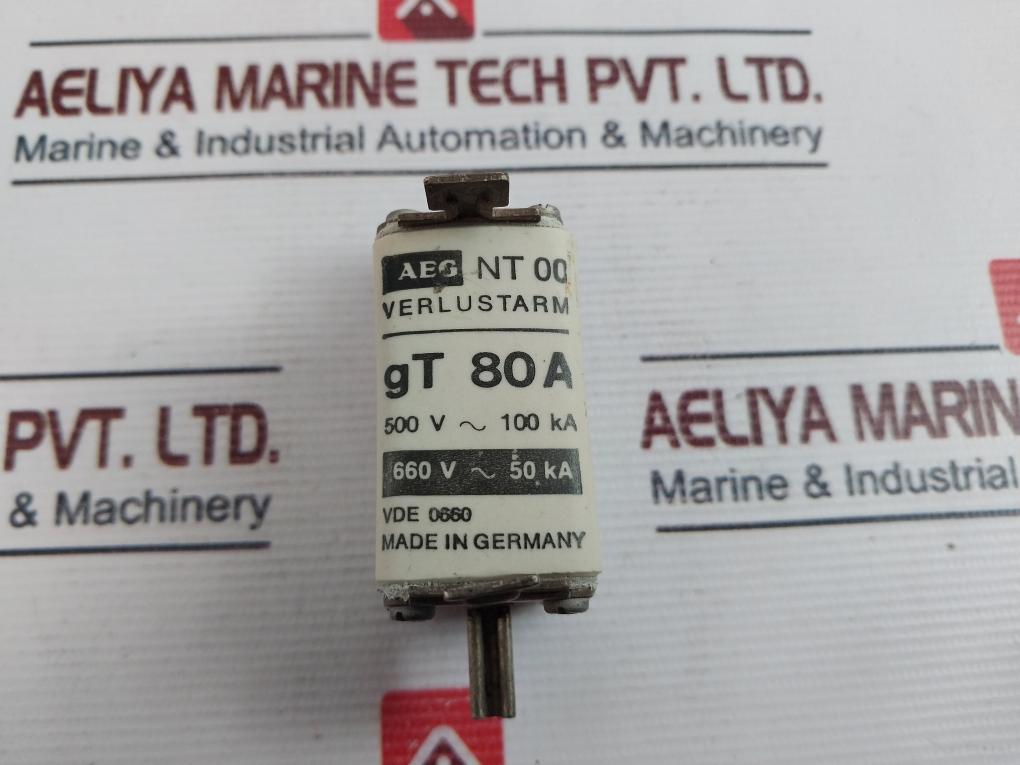 Aeg Nt00 Gt 80A Fuse Link 80A 660V