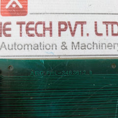 Aeg Phl-348 361.2 L Pcb Card 271.894345 W136 Pra 401