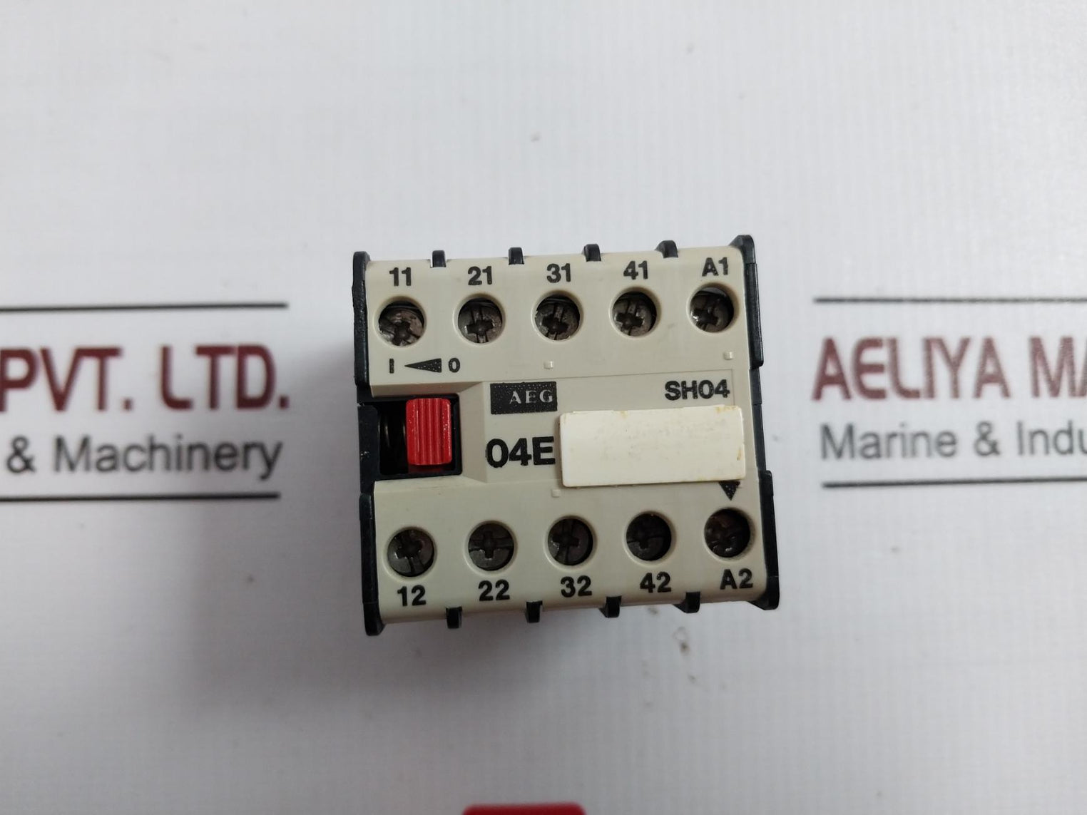 Aeg Sh04 Auxiliary Contactor Vde 0660 600V Ac 16A 220V 50-60Hz A600 P300