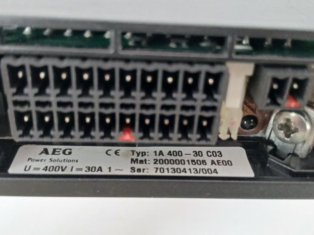 Aeg Thyristor Power Controller 1A 400-30 C03 Thyro-a