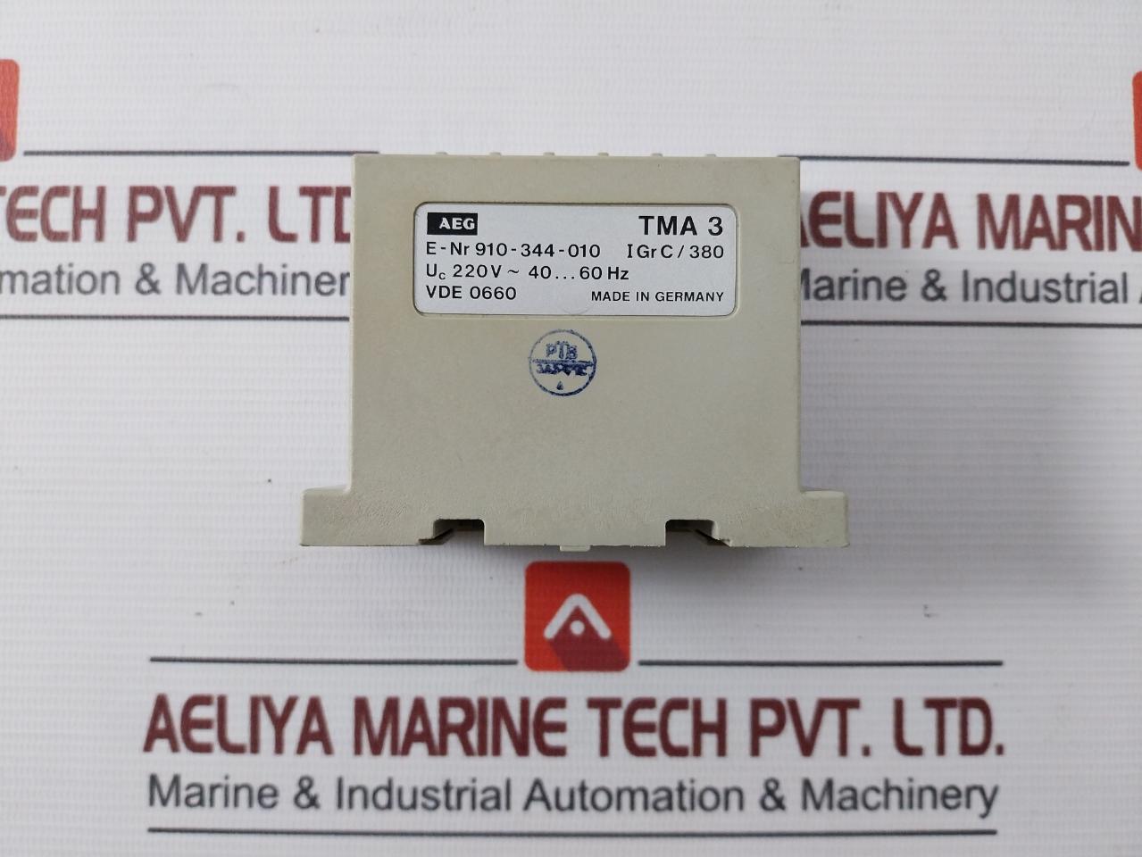Aeg Tma3 Tripping Unit Relay 220V 40...60Hz 910-344-010