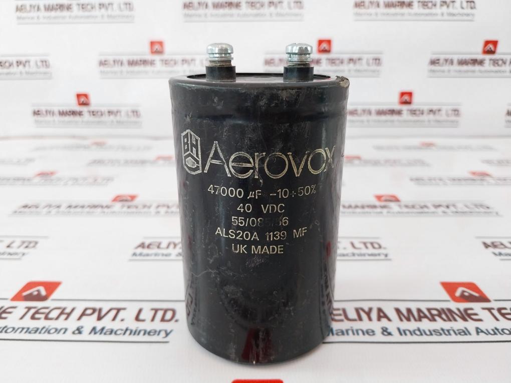 Aerovox Als20A 1139 Mf Electrolytic Capacitors