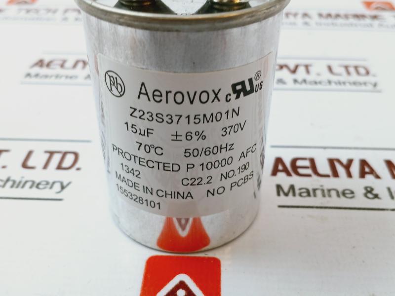 Aerovox Z23S3715M01N Capacitor 370V 70C 50/60Hz