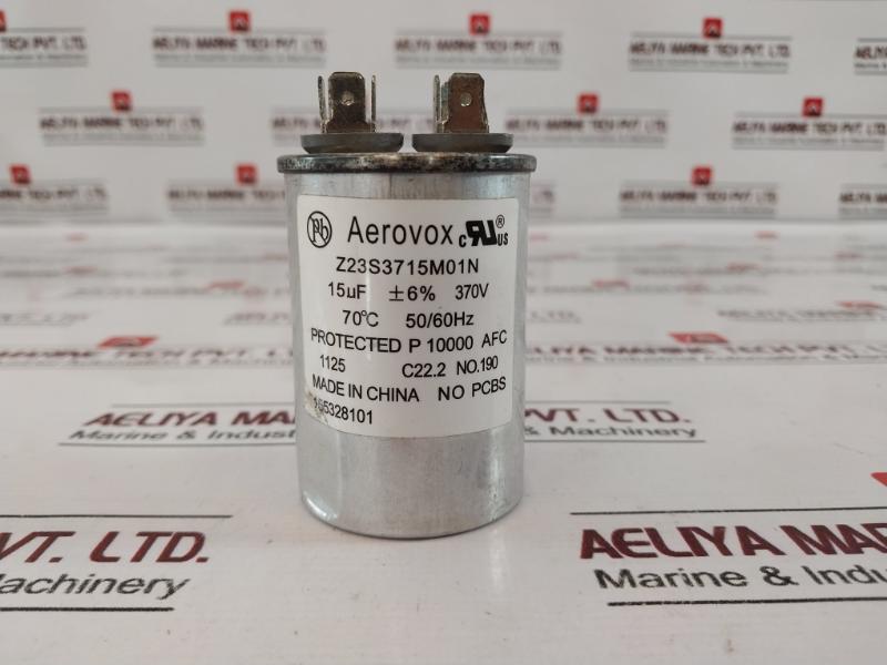 Aerovox Z23s3715m01n Capacitor 370v P 10000 Afc 50/60hz 155328101 1106119