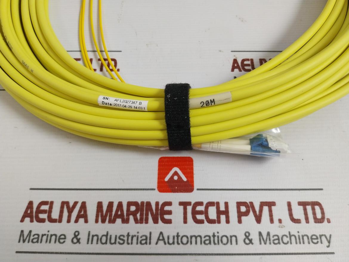Afl New Duplex Single Mode Fiber Optic Patch Cable 20M R1Lclc20M-2-2911-z