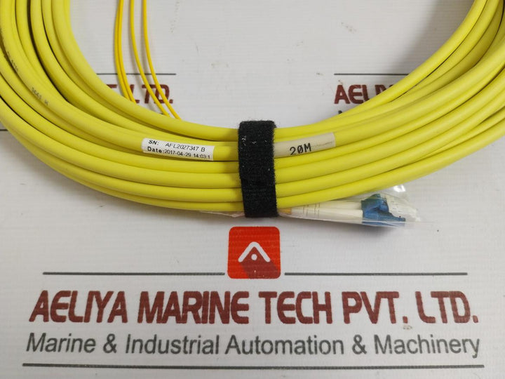 Afl New Duplex Single Mode Fiber Optic Patch Cable 20M R1Lclc20M-2-2911-z