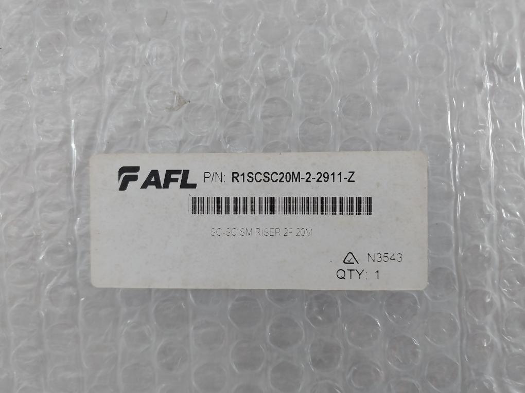 Afl R1Scsc20M-2-2911-z Optical Fiber Store Sc-sc Sm Riser 2F 20M