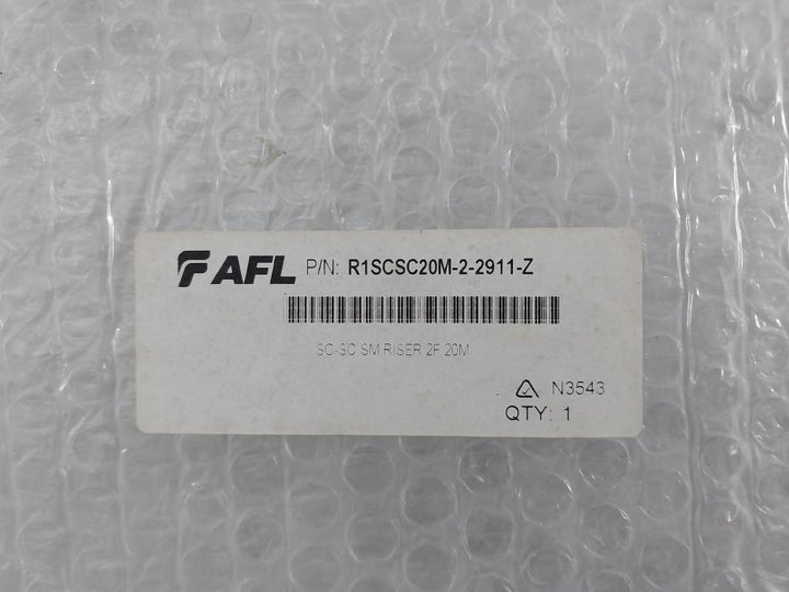 Afl R1Scsc20M-2-2911-z Optical Fiber Store Sc-sc Sm Riser 2F 20M