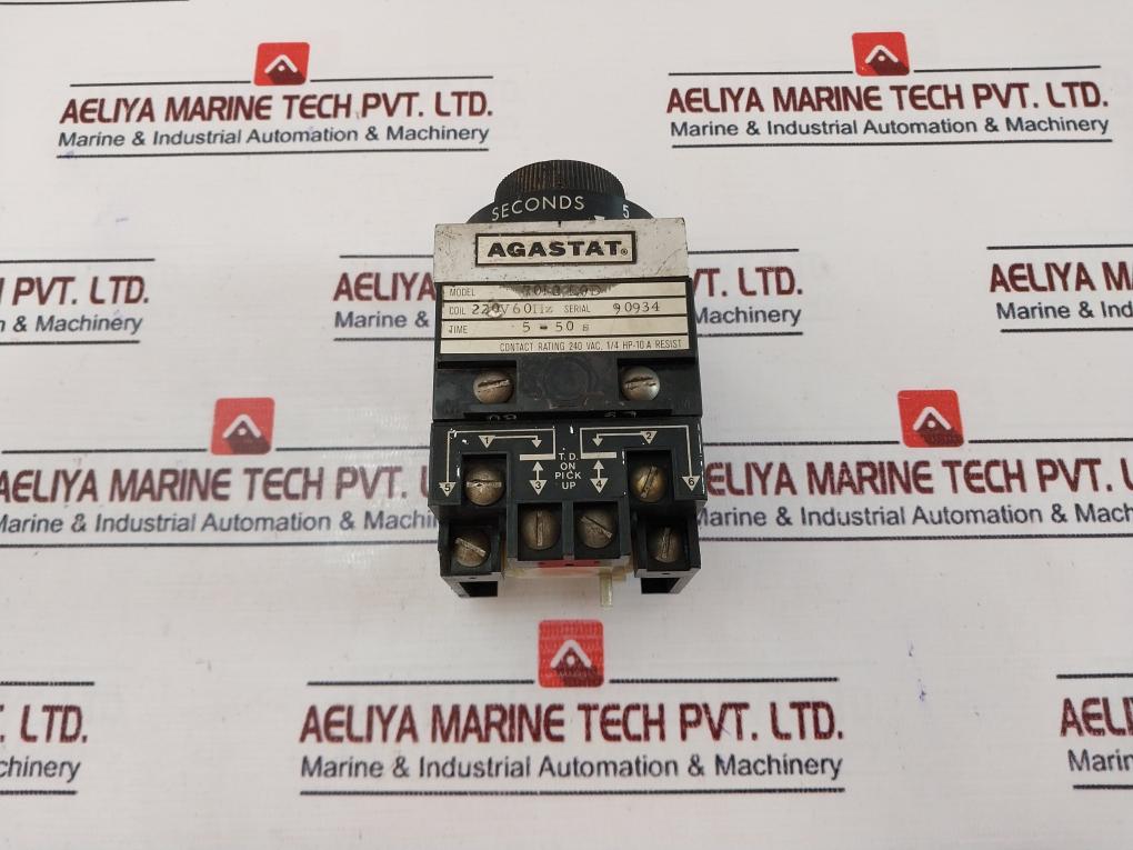 Agastat 7012 L9D Time Delay Relay 5-50S