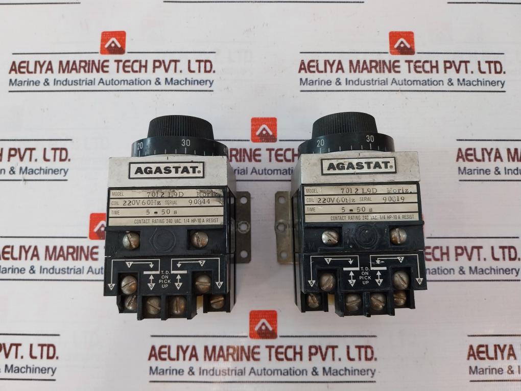 Agastat 7012L9D Time Delay Relay 7012L9D 5-50S