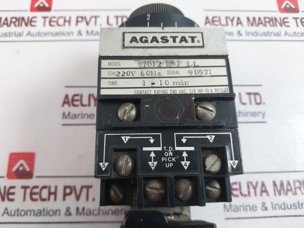 Agastat 7012 L9F Ll Time Relay 1-10 Min 220V 60Hz