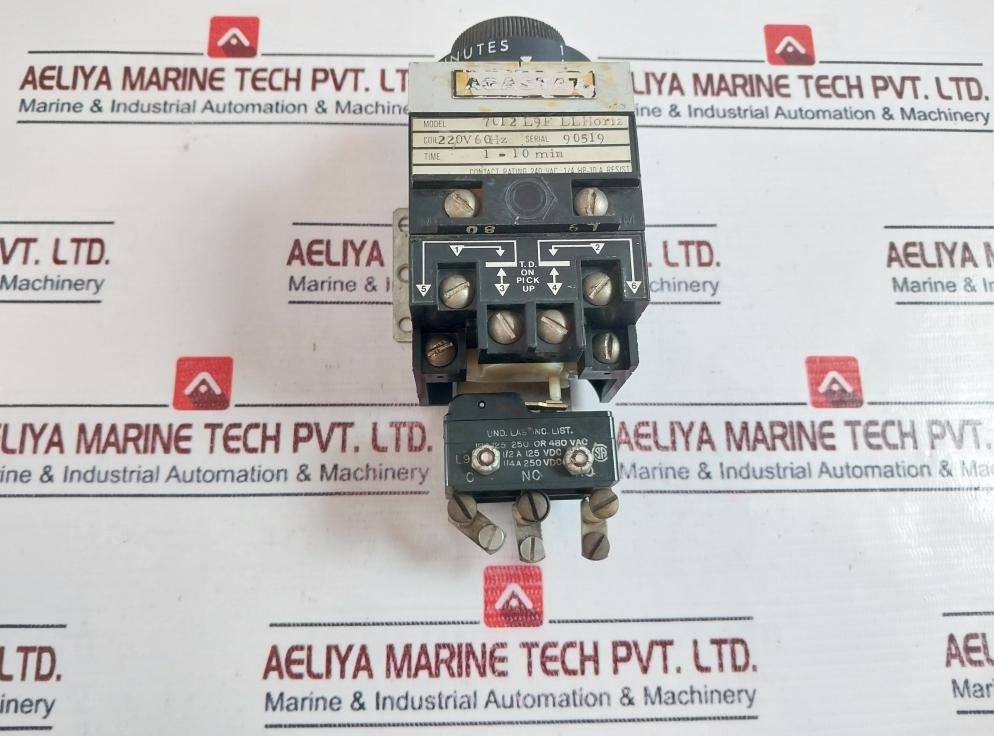 Agastat 7012 L9F Llhoriz Time Delay Relay 1-10 Min