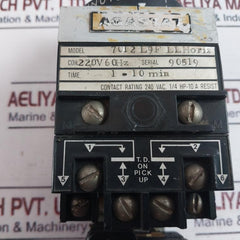 Agastat 7012 L9F Llhoriz Time Delay Relay 1-10 Min