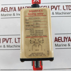 Agastat Ssc12aca Timing Relay, 1-30s, 120vac 120vac