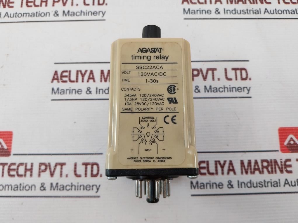 Agastat Ssc22Aca Timing Relay 1-30S