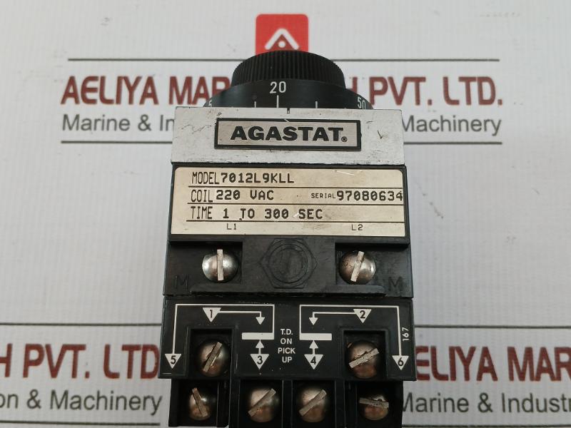 Agastat Time Delay Relay 7012L9Kll 220V Ac