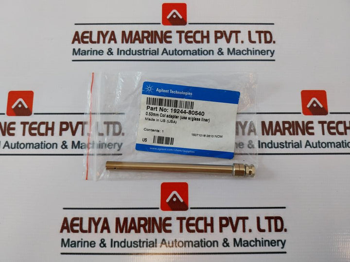 Agilent 19244-80540 Column Adapter For Glass Liners 0.53Mm
