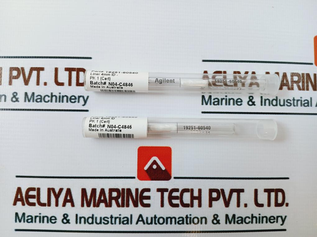 Agilent 19251-60540 Inlet Liner Split Straight With Glass Wool