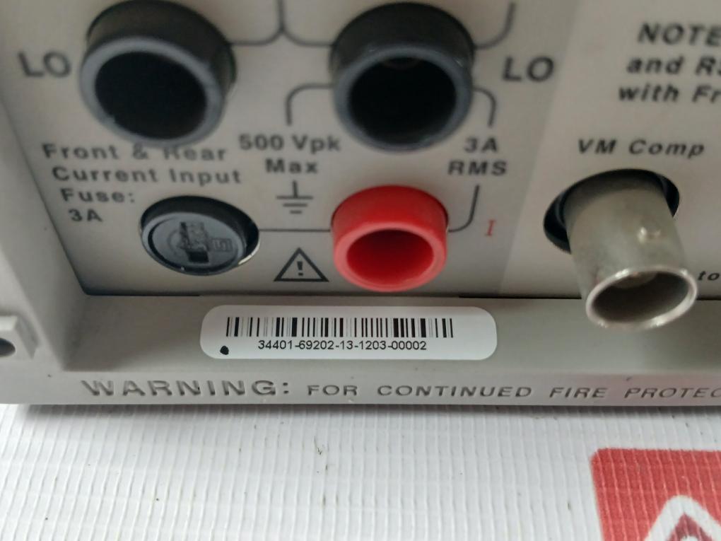 Agilent 34401A Digital Multimeter My45037366 Ices/Nmb-001 5V 45-440 Hz 25Va