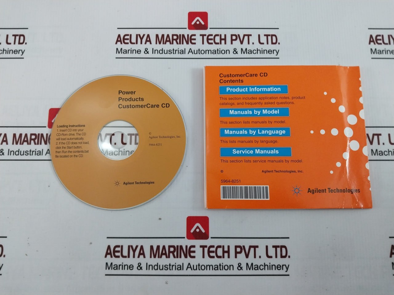 Agilent 5964-8251 Power Product Customer Care Cd-rom Software R7308D1