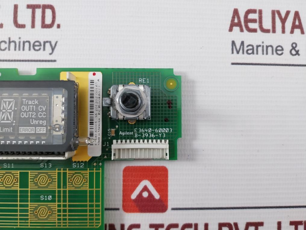 Agilent E3640-60003 Alphanumeric Vfd Display Pcb Board Unit For Dc Power Supply