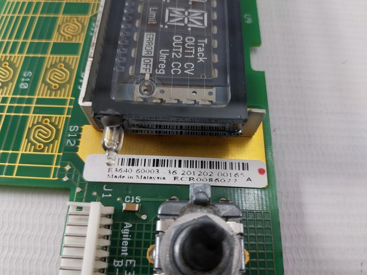 Agilent E3640-60003 Alphanumeric Vfd Display Pcb Board Unit For Dc Power Supply