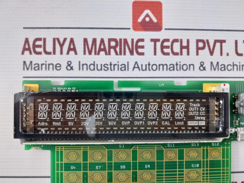 Agilent E3640-60003 Alphanumeric Vfd Display Pcb Board Unit For Dc Power Supply