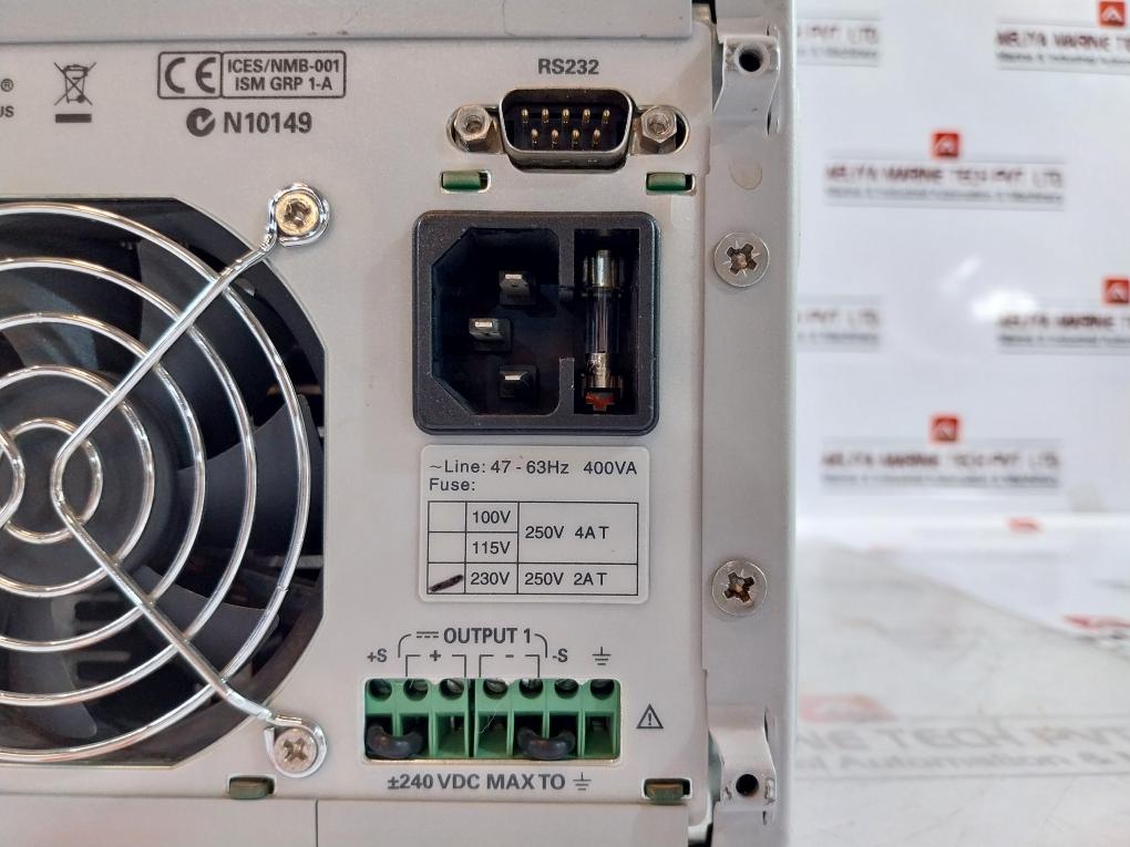 Agilent E3648A Dual Output Dc Power Supply My54246092 Rs232