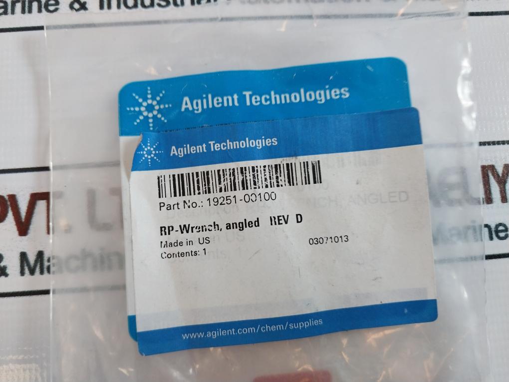 Agilent Technologies 19251-00100 Angled Rp-wrench Rev D