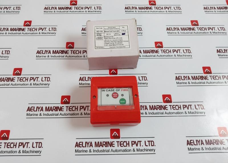 Agni Ad-110 Manual Call Point Abs 24V Dc