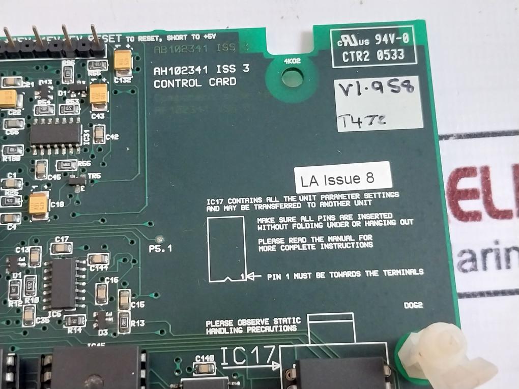 Ah102341 Control Card Ab102341