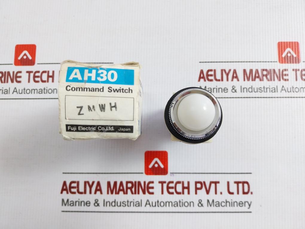 Ah30-zmwh White Lamp Command Switch 100-110V 50/60 Hz Fuji Electric