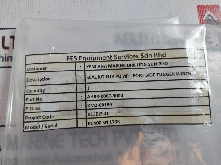 Ahrx-0007-9000 Pc400 Pump-port Side Tugger Winch Seal Kit