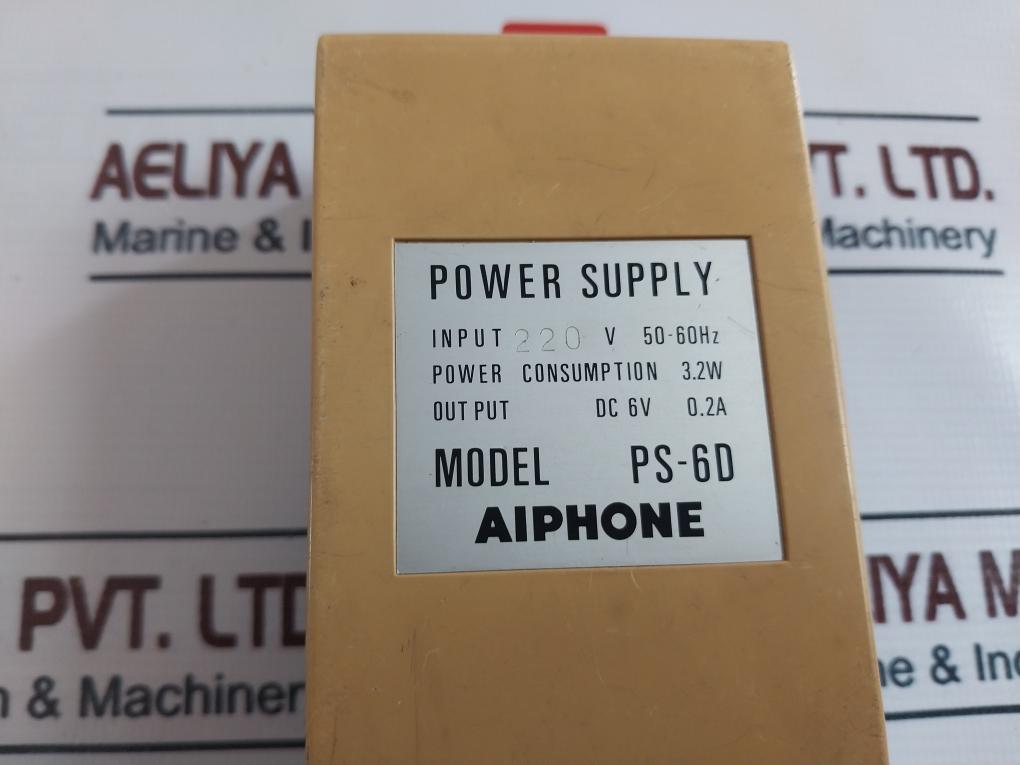 Aiphone Ps-6D Power Supply 220V 50-60Hz