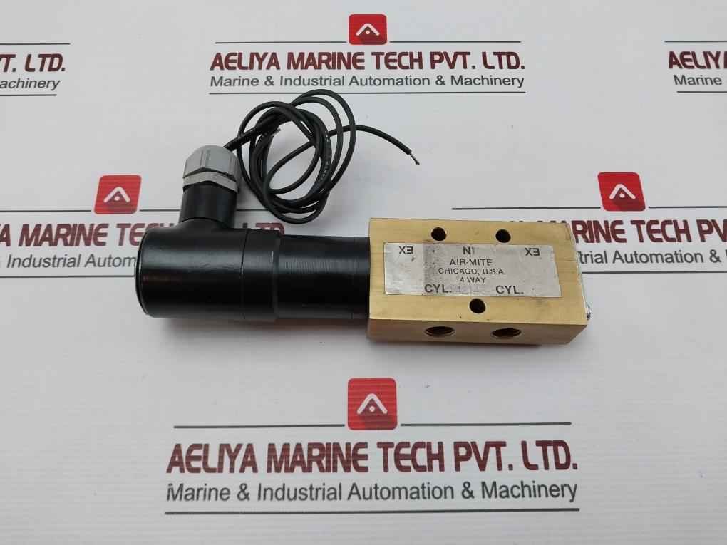 Air-mite V4214Sahm Spring Return Solenoid Valve 60-120V/10W