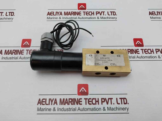 Air-mite V4214Sahm Spring Return Solenoid Valve 60-120V/10W