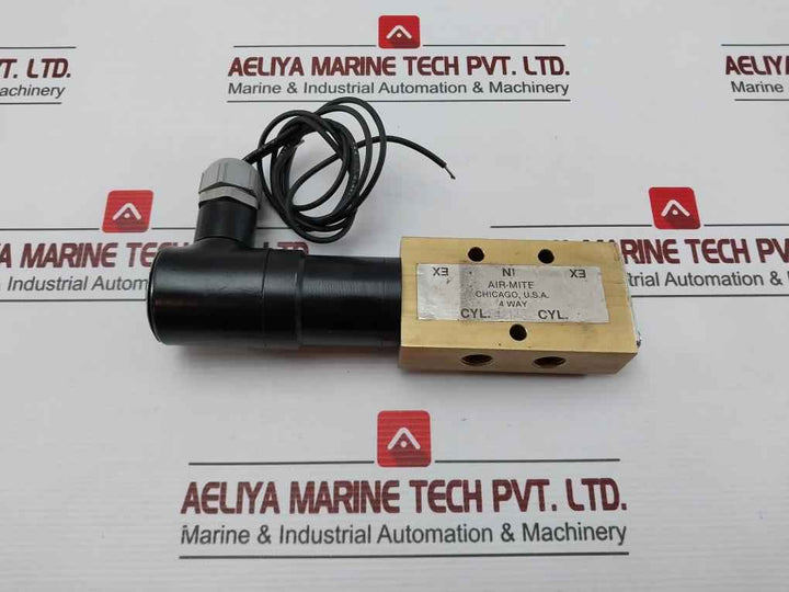 Air-mite V4214Sahm Spring Return Solenoid Valve 60-120V/10W