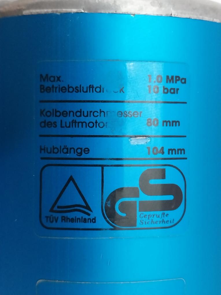 Air-operated Oil Pump 22752.500 Alentec & Orion 1.0 Mpa 10 Bar