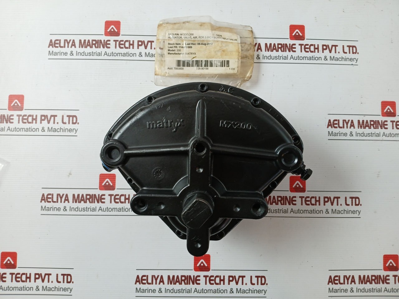 Air Actuator For Butterfly Valve 5 Inch Mx200 Matryx