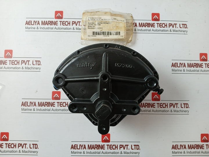 Air Actuator For Butterfly Valve 5 Inch Mx200 Matryx