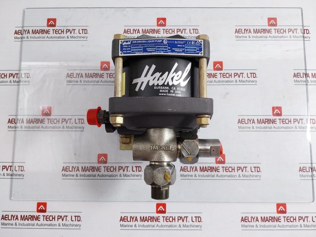 Air Driven Liquid Booster Pump 50000 Psi Hf-b300 Haskel