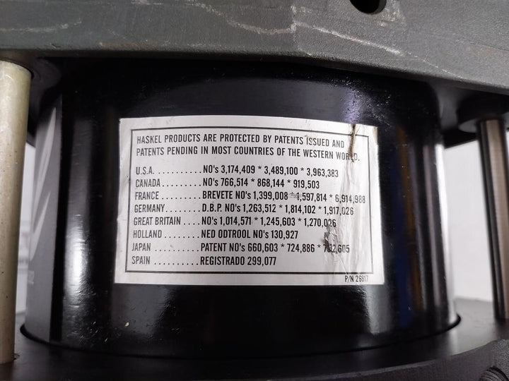 Air Driven Liquid Booster Pump 50000 Psi Hf-b300 Haskel